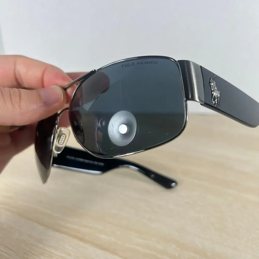 Ralph Lauren PH3072 900281 Sunglasses Polarized Gunmetal Black 66-14-130 Italy